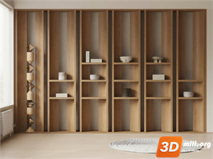 Decorative cabinet Skp Files